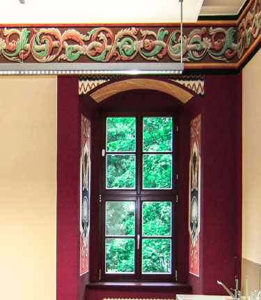 Fenster in der Schloss-Schule Neustadt